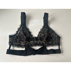 Victoria's Secret Very Sexy Floral Lace Strappy Cage Bra Bralette